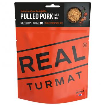 jídlo REAL TURMAT - Trhané vepřové maso s rýží